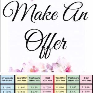 Make me a reasonable offer